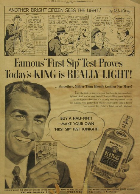King Whiskey Ad